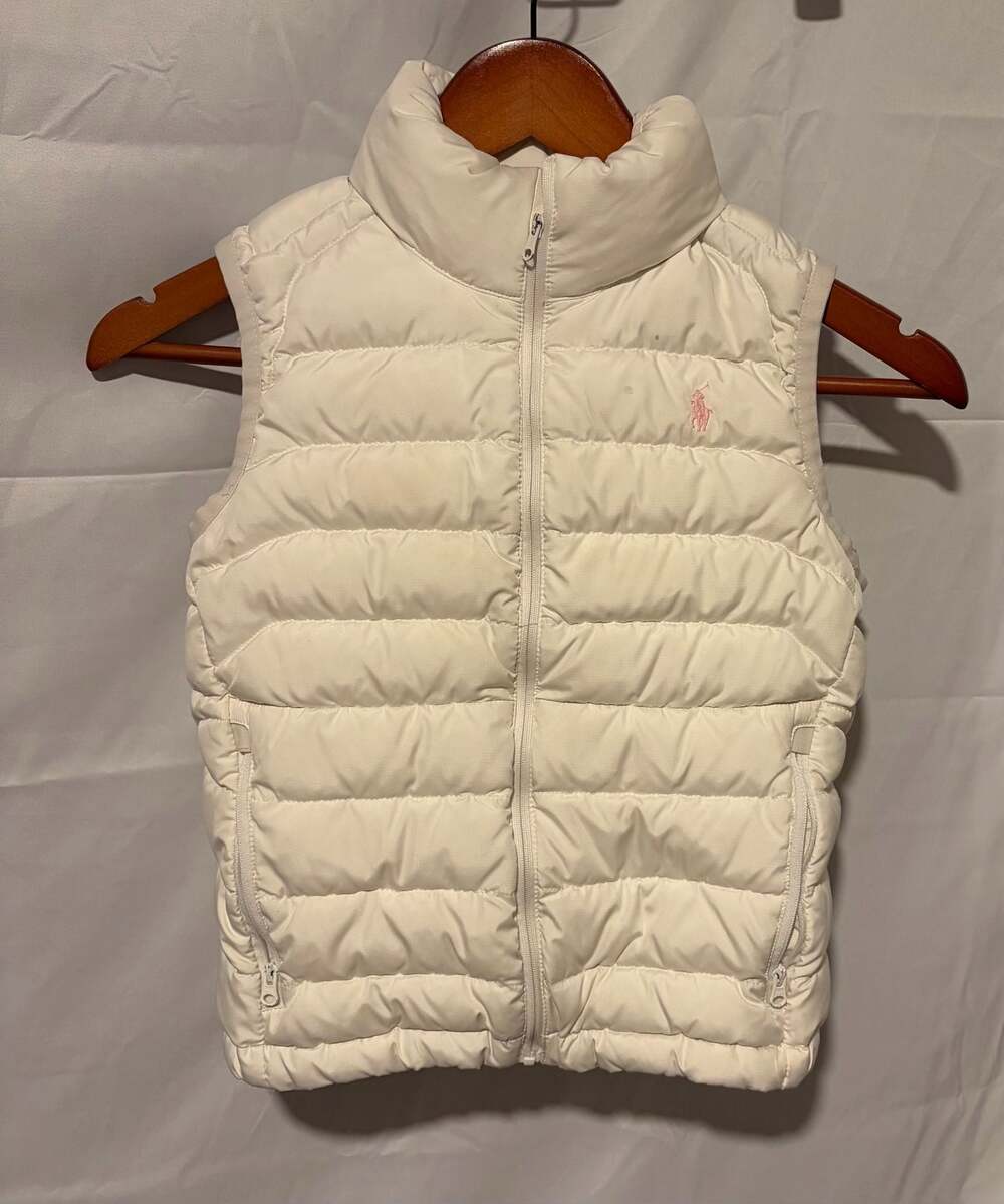 Polo Ralph Lauren Women's Cream Down Vest